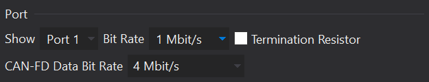 CAN-FD Port Configuration