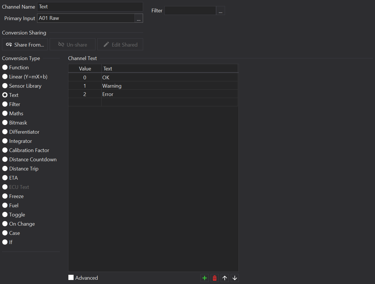 Text Channel Editor