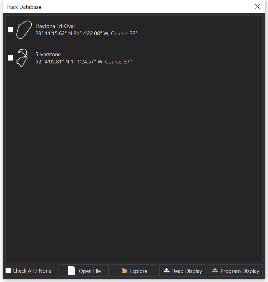 Track Database Track Database