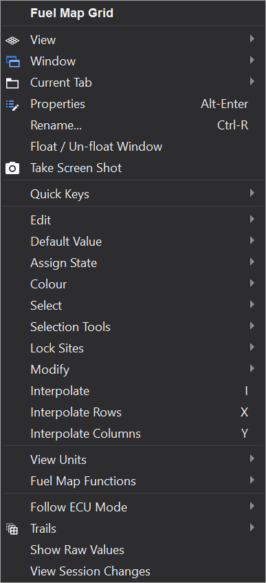 Context Menu