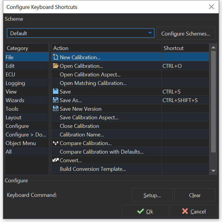Configure Keyboard Shortcuts