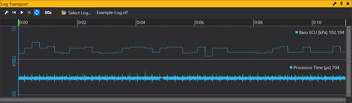 Log Playback Multiple Lanes