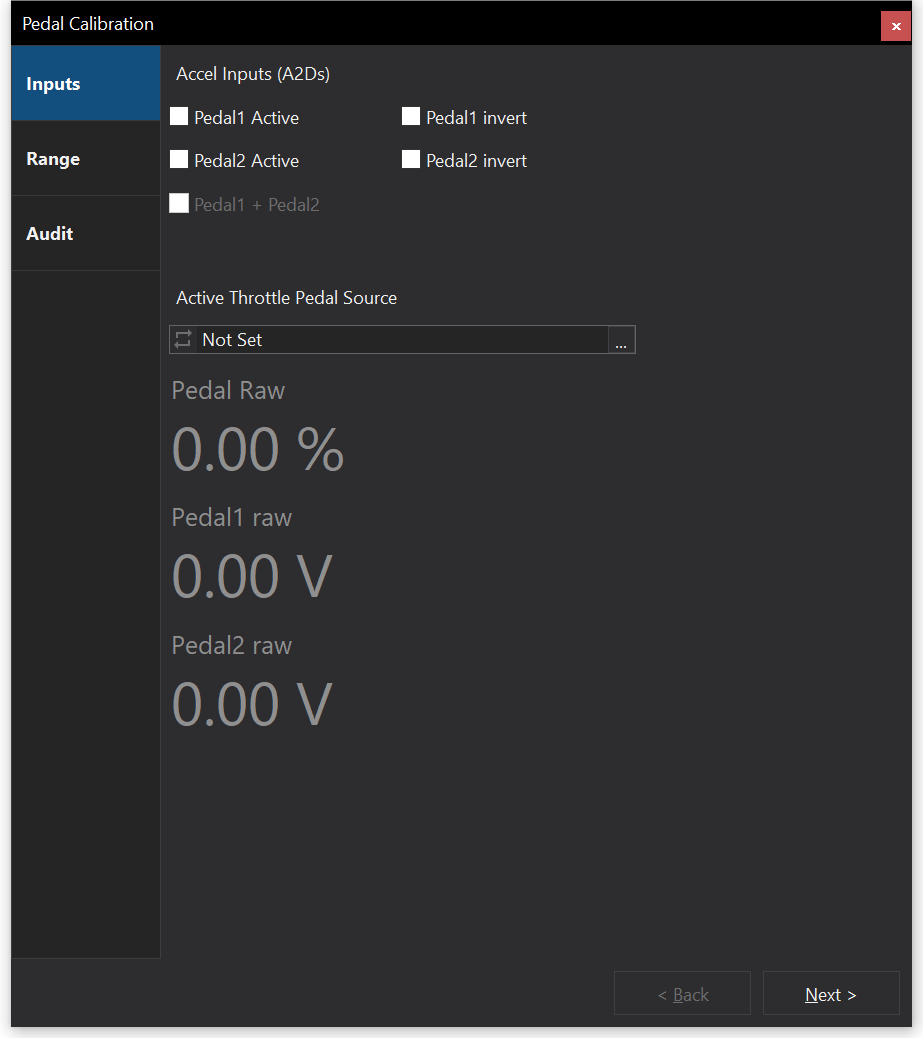 Pedal Calibration Wizard